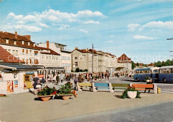 Siegburg Wilhelmstrasse mit Bus Bahnhof