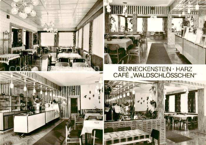Benneckenstein Harz Cafe Waldschloesschen Gastraeume Theke