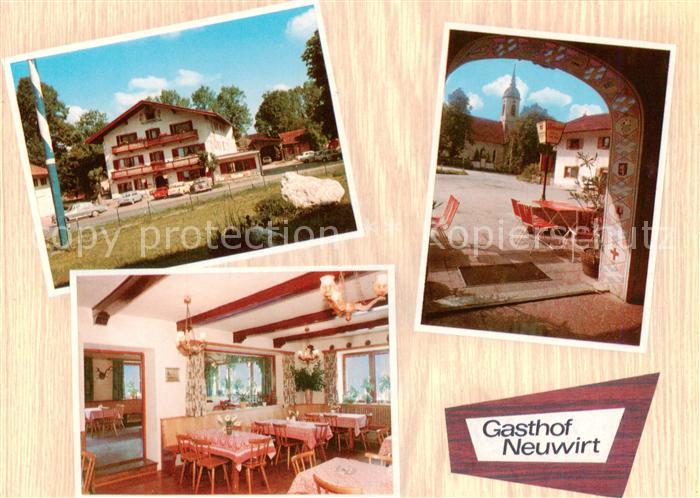 Grosshartpenning Gasthof Neuwirt Gaststube Kirche