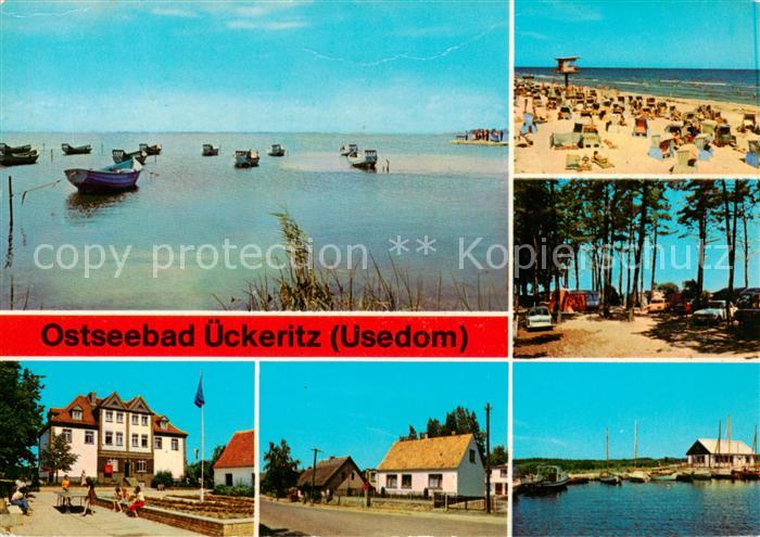 ueckeritz Ueckeritz Usedom Am Achterwasser POS Ernst Thaelmann Hauptstrasse Stra