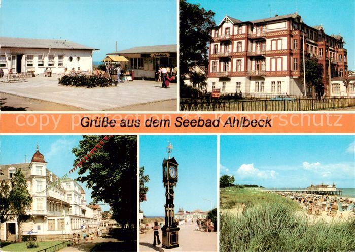 Ahlbeck Ostseebad Strandpromenade FDGB Erholungsheime Kur Burger und Bernhard Go