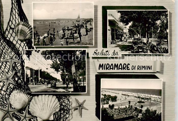 Miramare di Rimini IT  Strandpartien Promenade