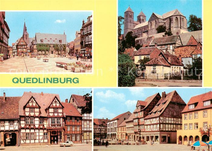 Quedlinburg Harz Rathaus Am Dom Klopstockhaus Am Markt