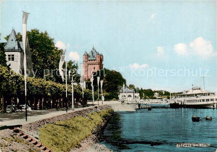 Eltville Rhein Rheinpromenade Schloss