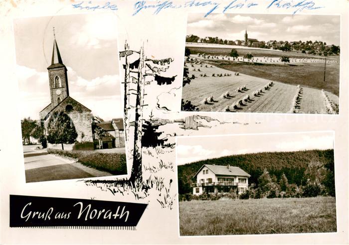 Norath Kirche Haus Marienau Panorama