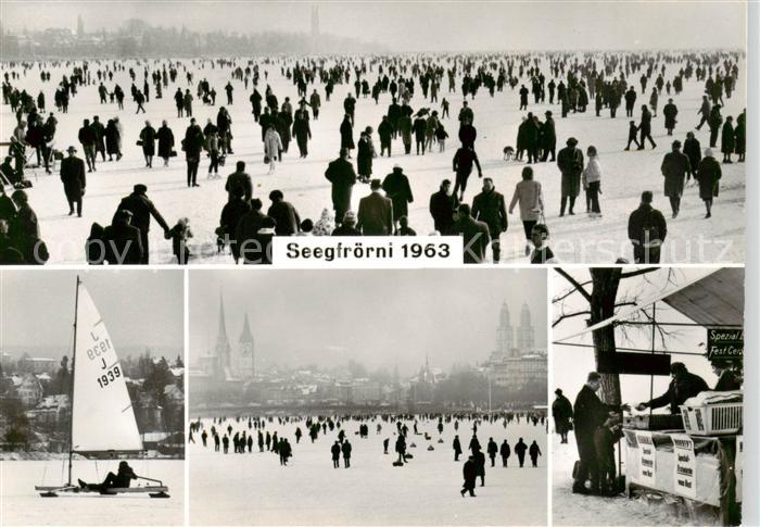 Zurich Seegfroerni 1963 Teilansichten