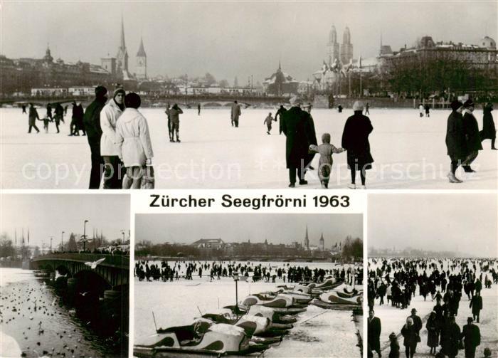 Zurich Seegfroerni 1963 Teilansichten