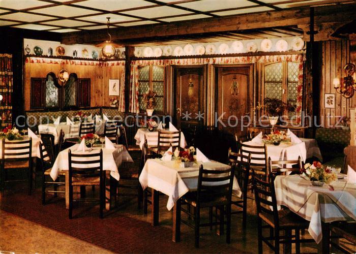 Koeln  Rhein Kuckuck Restaurant im laendlichen Stil