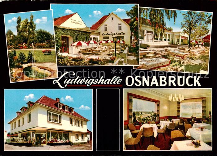 Osnabrueck Ludwigshalle Park Gartenterrasse Gaststube