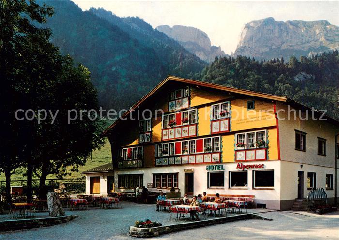 Wasserauen Wasserau IR Gasthaus Alpenrose im Schwendetal