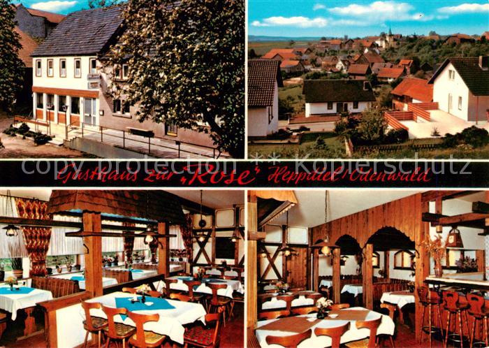 Heppdiel Gasthaus zur Rose Gastraeume Panorama