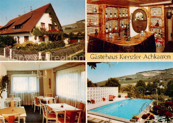 Achkarren Gaestehaus Kienzler Bar Gaststube Schwimmbad