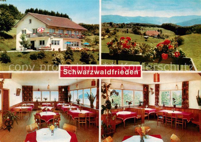 Selbig Biederbach Hoehencafe Pension Schwarzwaldfrieden Gastraeume Panorama