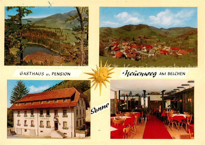 Neuenweg Gasthaus Pension Sonne Gaststube Panorama