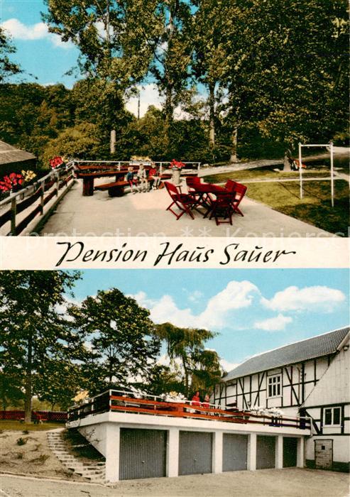 Attendorn Pension Haus Sauer Terrasse