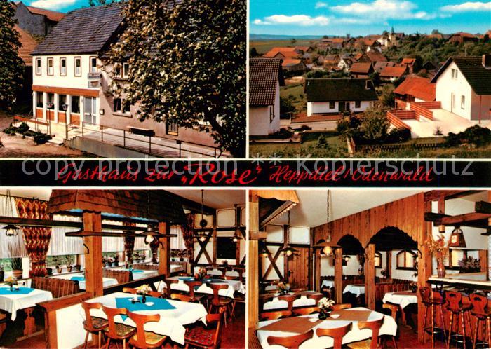 Heppdiel Gasthaus zur Rose Gastraeume Panorama