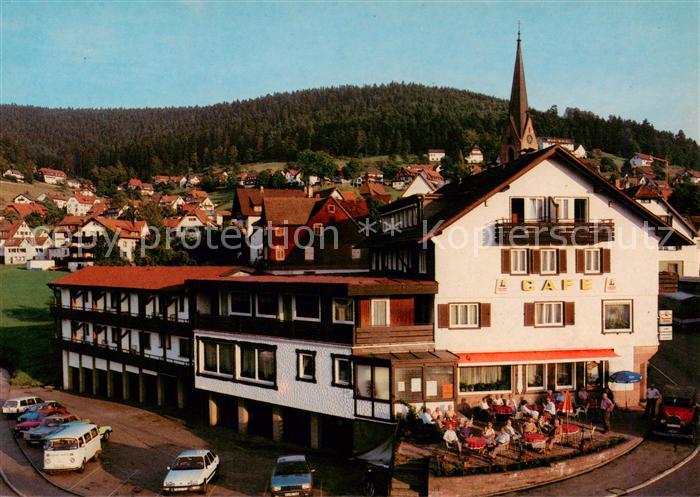 Baiersbronn Schwarzwald Cafe Rundblick Hotel garni