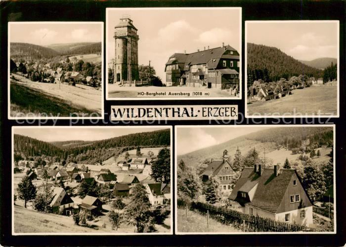 Wildenthal Eibenstock HO Berghotel Auersberg Teilansichten
