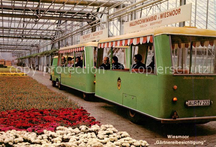 Wiesmoor Gaertnereibesichtigung mit Besucherfahrzeug