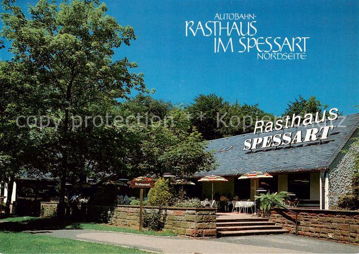 Rohrbrunn Autobahn Rasthaus im Spessart Nordseite