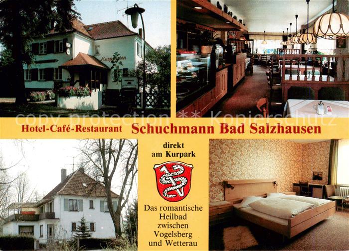 Bad Salzhausen Hotel Cafe Restaurant Schuchmann Gaststube Zimmer
