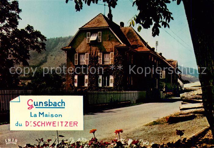 Gunsbach 68 Alsace La Maison du Dr Schweitzer