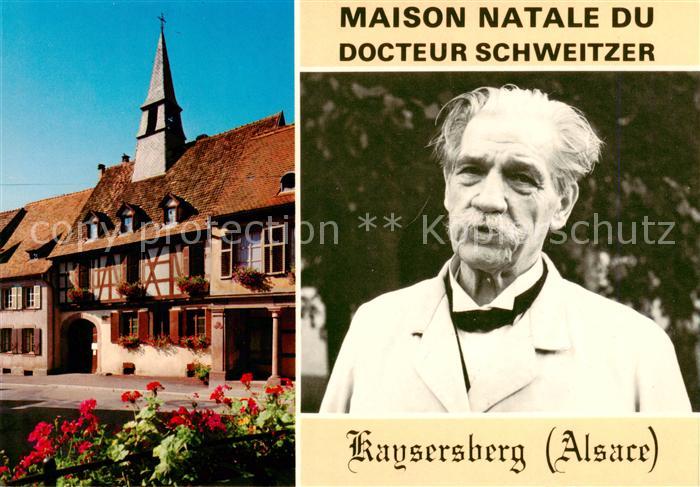 Kaysersberg 68 Haut Rhin Maison natale du Docteur Schweitzer Por