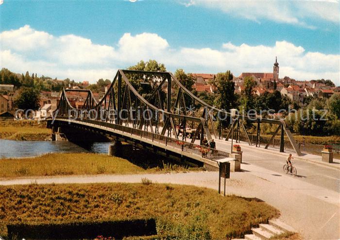 Landau Isar Bruecke Teilansicht
