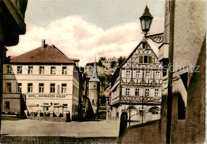 Karlstadt Main Maintor und Karlsburg Hotel Schwarzer Adler