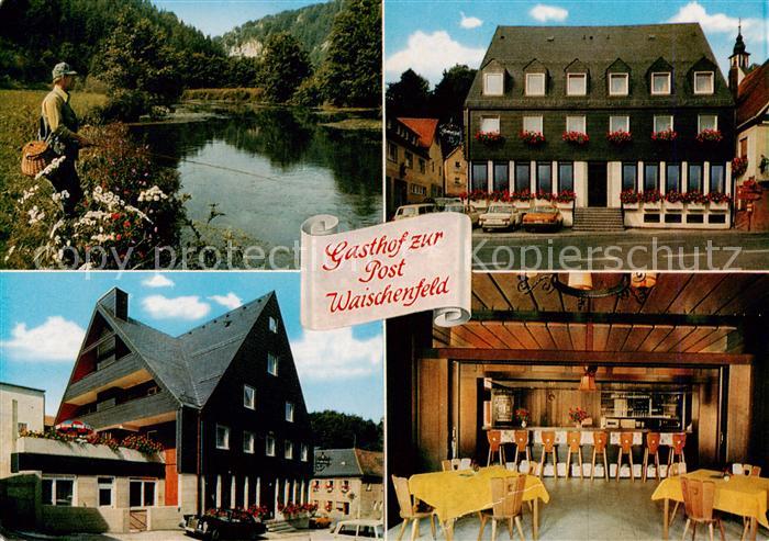 Waischenfeld Gasthof zur Post Gaststube Bar Angelteich