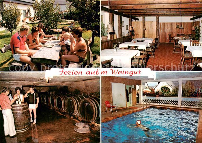 Leiwen Mosel Pension Leew Wiesengrund Gastraum Terrasse Weinkeller Hallenbad