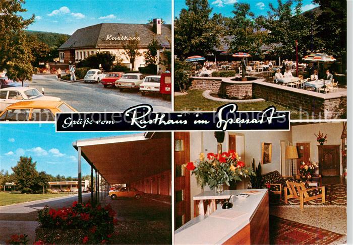 Rohrbrunn Autobahn Rasthaus im Spessart Terrasse