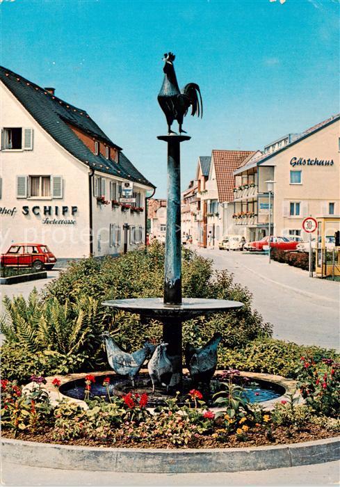 Immenstaad Bodensee Gasthof Schiff Hennenschlitterbrunnen