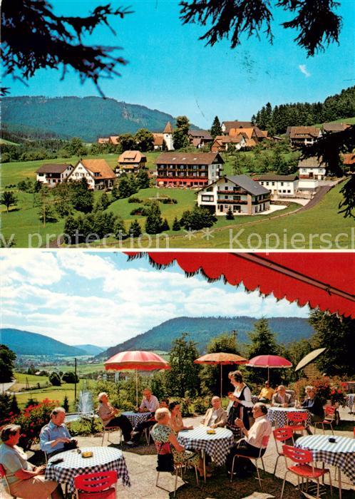 Baiersbronn Schwarzwald Panorama Hotel Hesselbacher Hof mit Gaestehaus und Terra