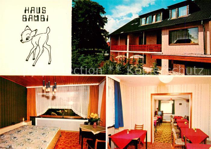 Moelln Lauenburg Pension Haus Bambi Zimmer Gastraum