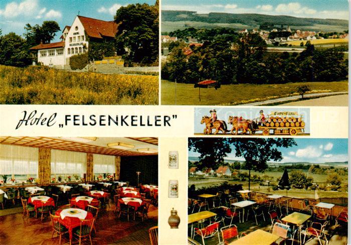 Lauenau Hotel Felsenkeller Gastraeume Terrasse Panorama