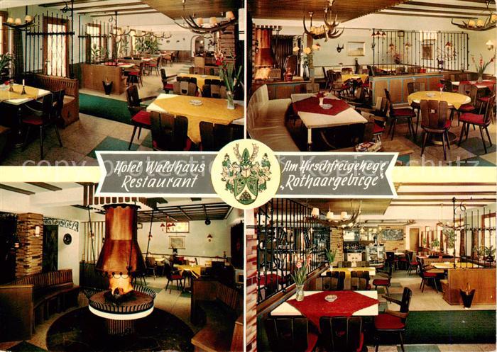 Oberhundem Hotel Waldhaus Restaurant Am Hirschfreigehege Rothaargebirge Gastraeu