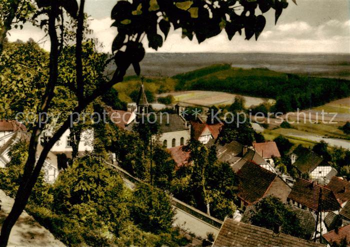 Tecklenburg Steinfurt NRW Blick von der Burgmauer