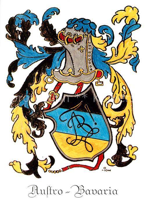 Wien AT Studentika Austro-Bavaria Wappen