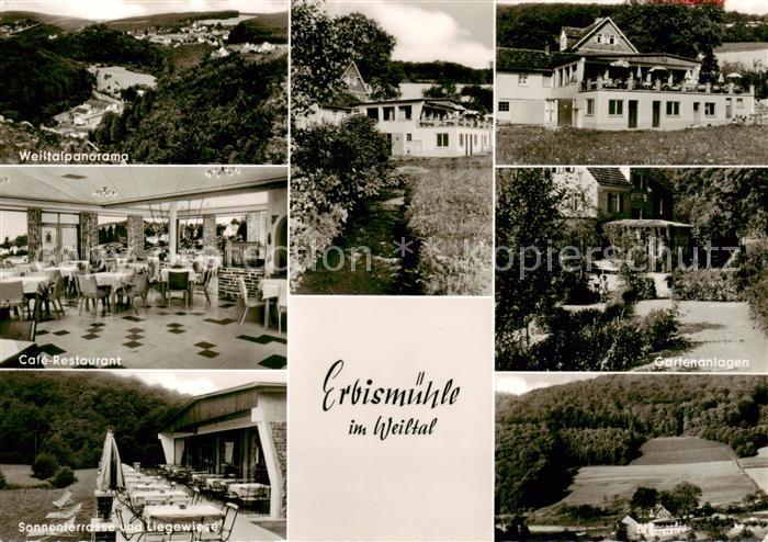 Neuweilnau Weilrod Panorama Weiltal Cafe Restaurant Erbismuehle Garten Panorama