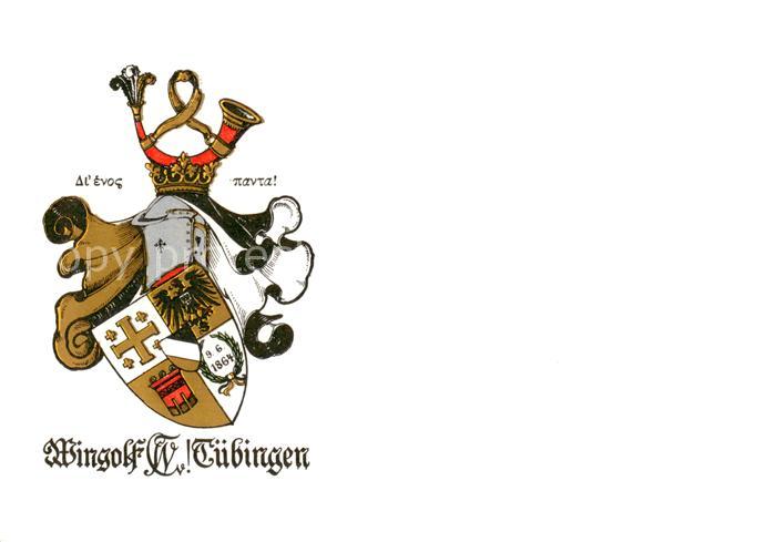 TueBINGEN BW Tuebinger Wingolf Studentika Wappen