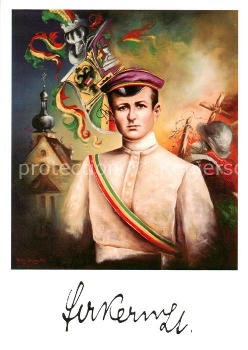 Wien AT Alfred von Spernbauer 1998 Seliger Jakob Kern OPraem Kuenstlerkarte Stud