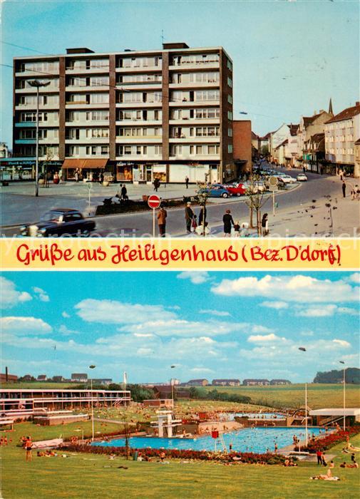 Heiligenhaus Mettmann Kirchplatz und Freibad