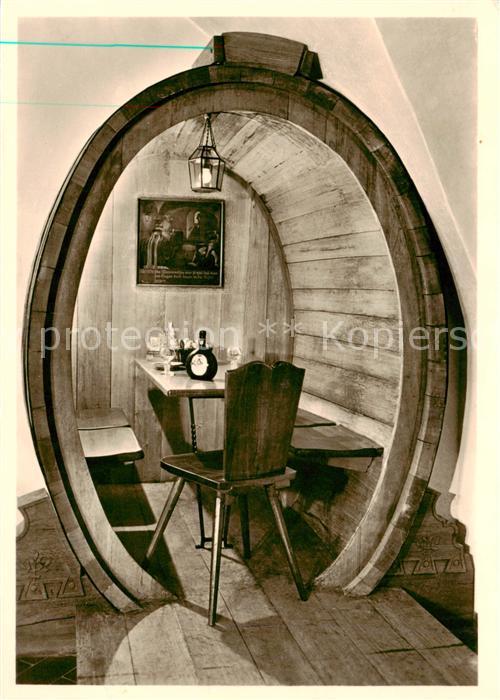 Wuerzburg Bayern Buergerspital z. hl. Geist Heiliggeist-Keller Fass in der Stift