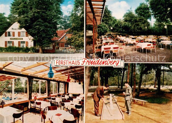 Altschermbeck Forsthaus Freudenberg Restaurant Gartenterrasse Minigolf