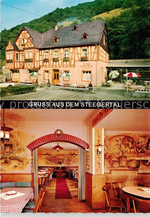 Steeg Bacharach Gasthaus zur alten Muehle Gaststube