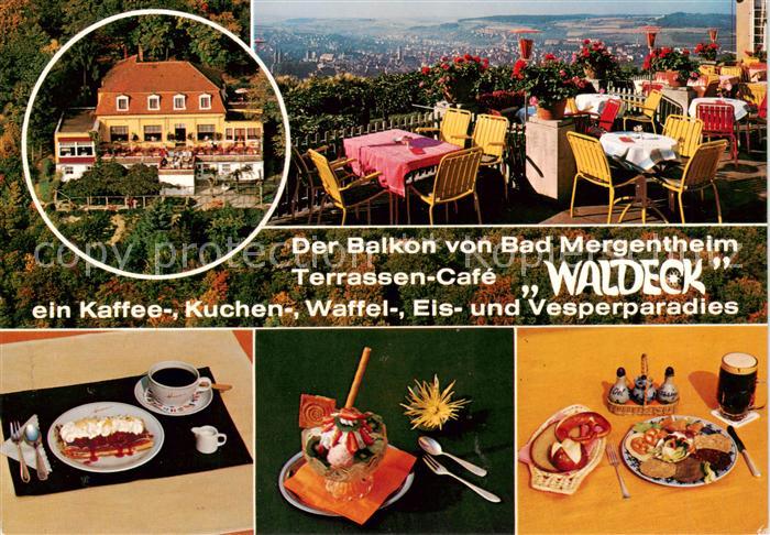 Bad Mergentheim Terrassen-Cafe Waldeck Fernsicht
