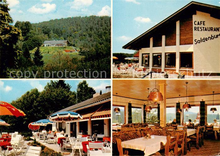 Saldenburg Cafe Restaurant Saldenburg Terrasse Ansicht vom Waldrand aus