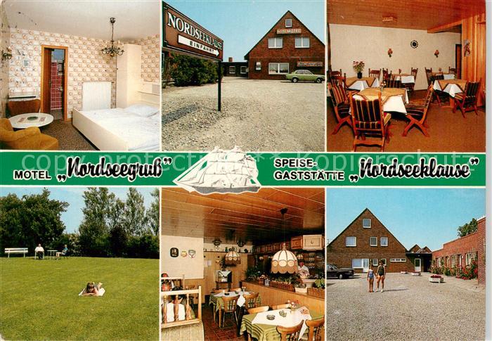 Norddeich  Norden Nordseebad Motel Nordseegruss und Gaststaette Nordseeklause