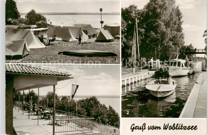 Gross Quassow Kanulager Zeltplatz am Woblitzsee Vosswinkler Schleuse Gaststaette